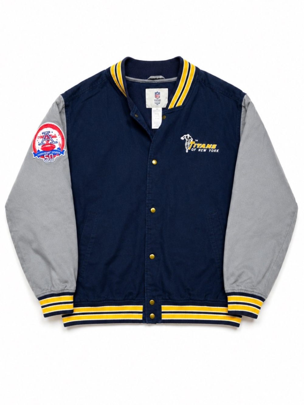 Vintage Reebok New York Titans XL AFL 50 Jacket NFL